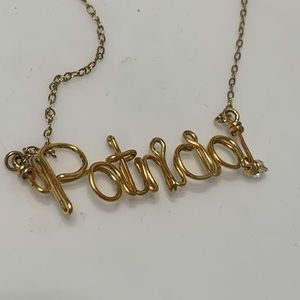 Patricia gold necklace